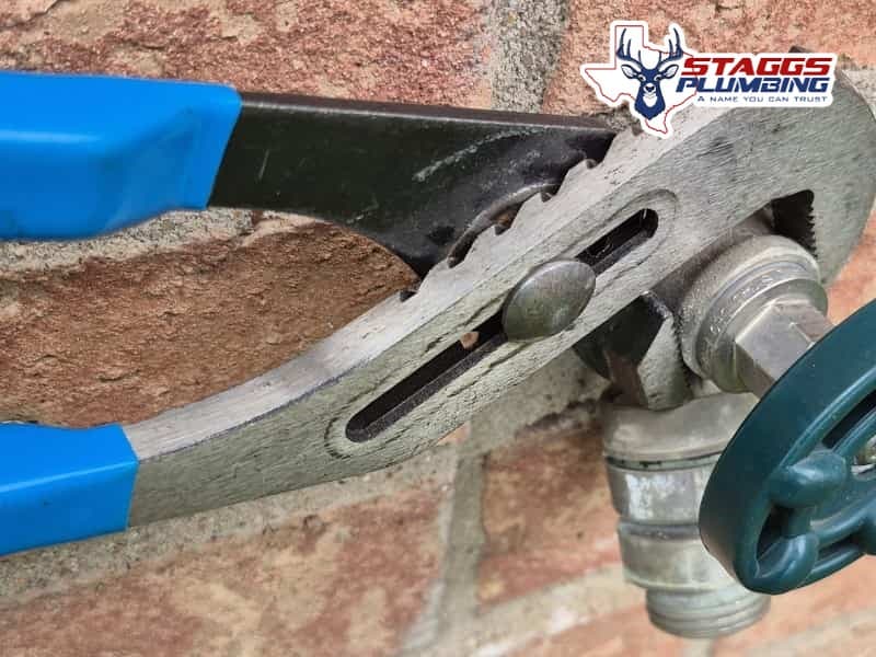 Channel lock pliers are a critical tool for stabilizing the spigot body during repair, especially when applying torque to parts like the packing nut or valve assembly. Their adjustable jaws provide a firm, non-slip grip on the faucet’s exterior, helping prevent unwanted movement that could stress or crack connected pipes inside the wall. By holding the spigot steady with channel locks, you can safely tighten or loosen fittings without twisting the supply line—a common cause of leaks or pipe damage during DIY repairs. Proper use of this tool ensures both control and protection while working on exterior plumbing fixtures.